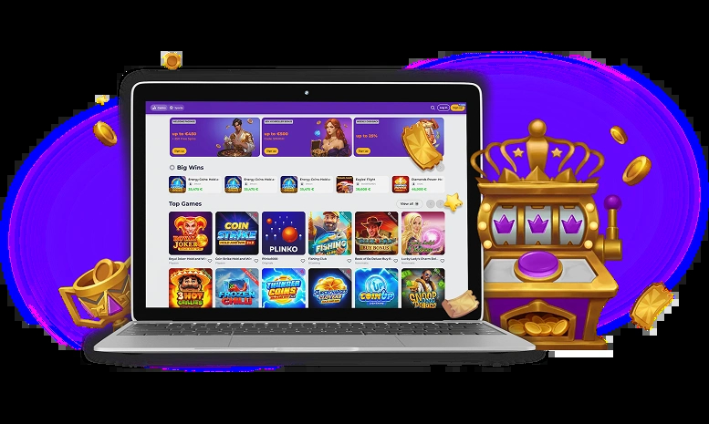 R2pbet casino interface displayed on a laptop